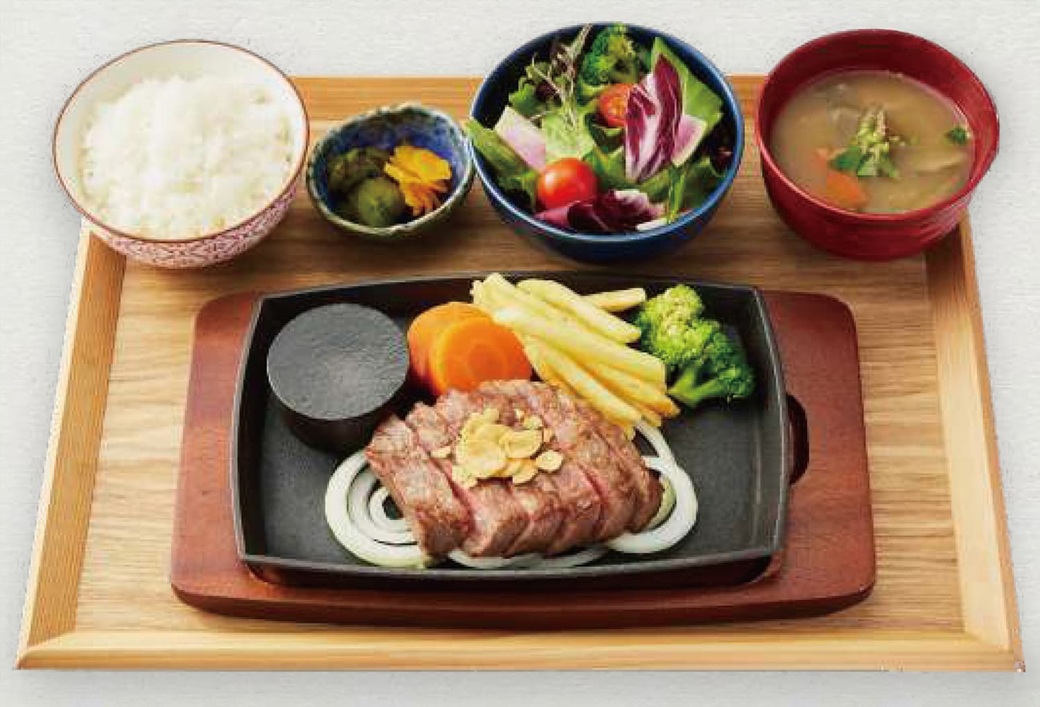 SagaBeei Loin Steak Set