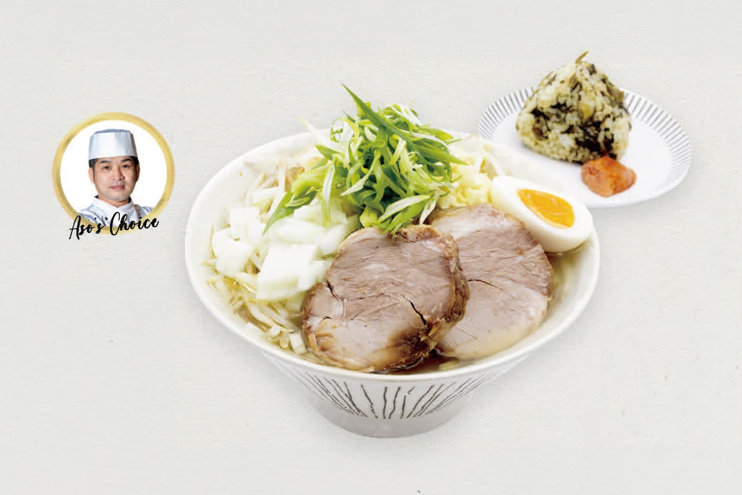 たっぷりにんにく!!醤油豚骨らーめん