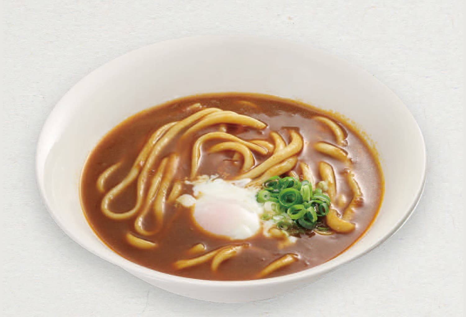 Udon (soba)cooked with curry topping